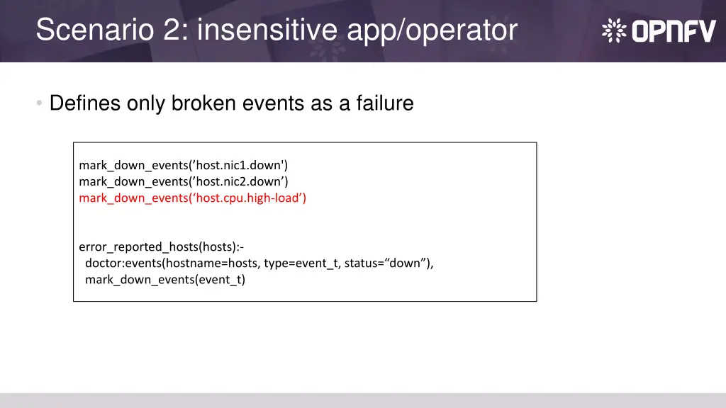 scenario 2 insensitive app operator