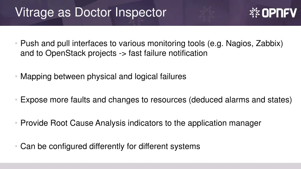 vitrage as doctor inspector