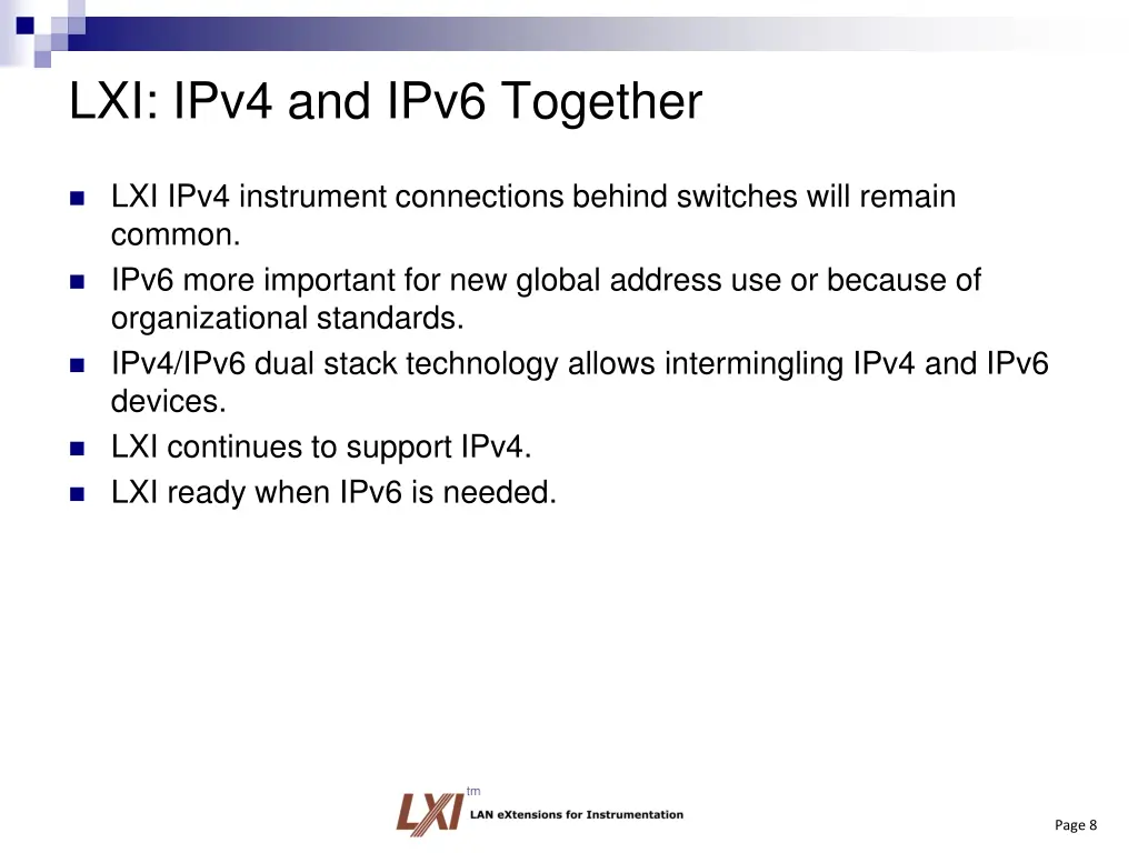 lxi ipv4 and ipv6 together