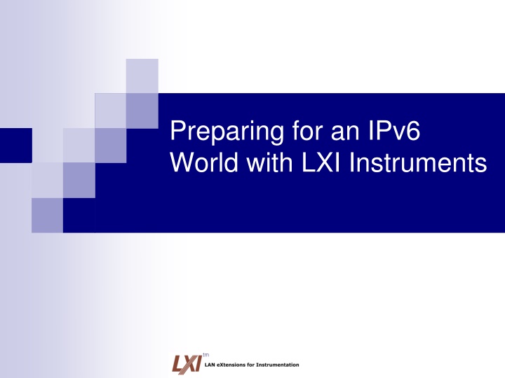 preparing for an ipv6 world with lxi instruments