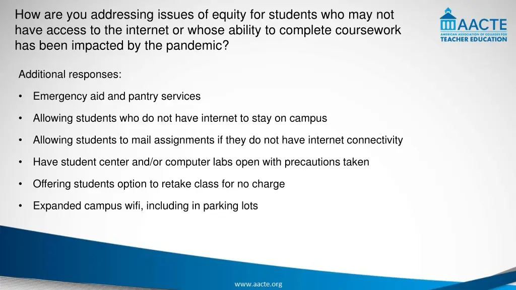 how are you addressing issues of equity 1