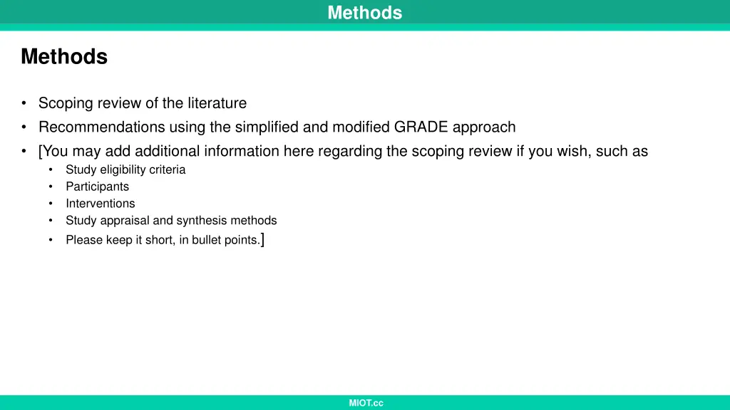 methods
