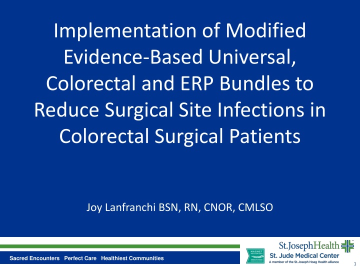 implementation of modified evidence based