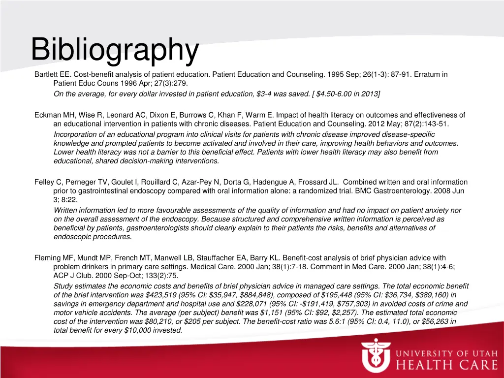 bibliography