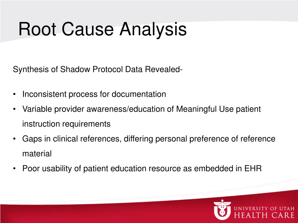 root cause analysis