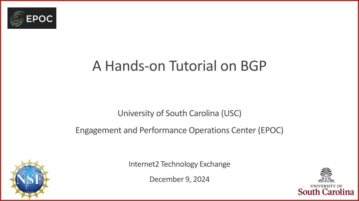 a hands on tutorial on bgp