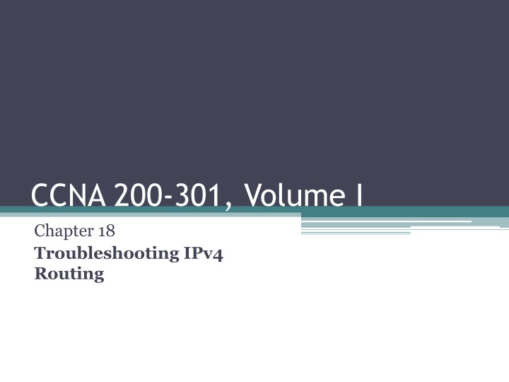 ccna 200 301 volume i chapter 18 troubleshooting