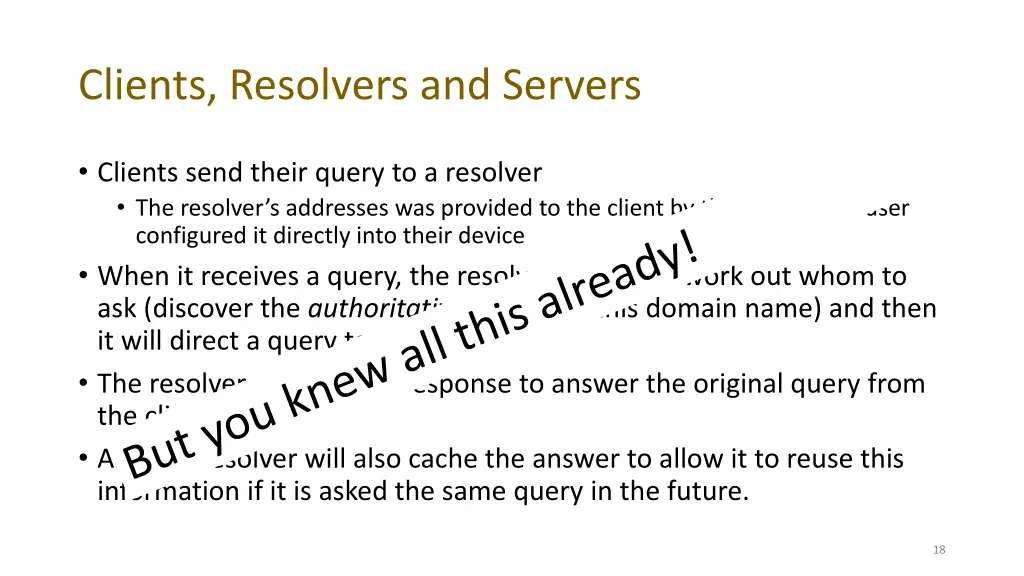 clients resolvers and servers 1