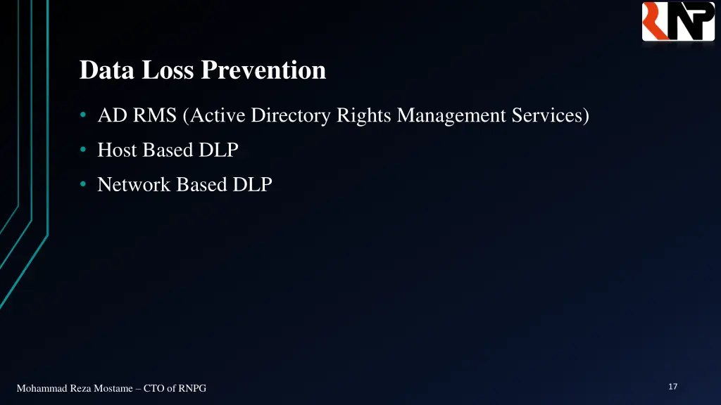 data loss prevention