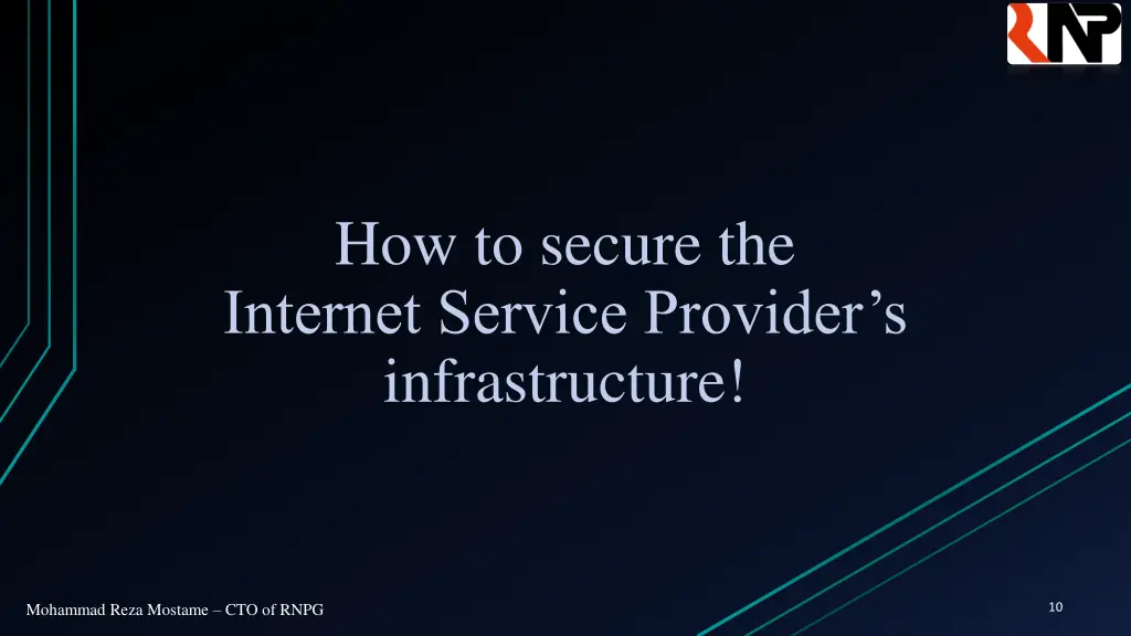 how to secure the internet service provider