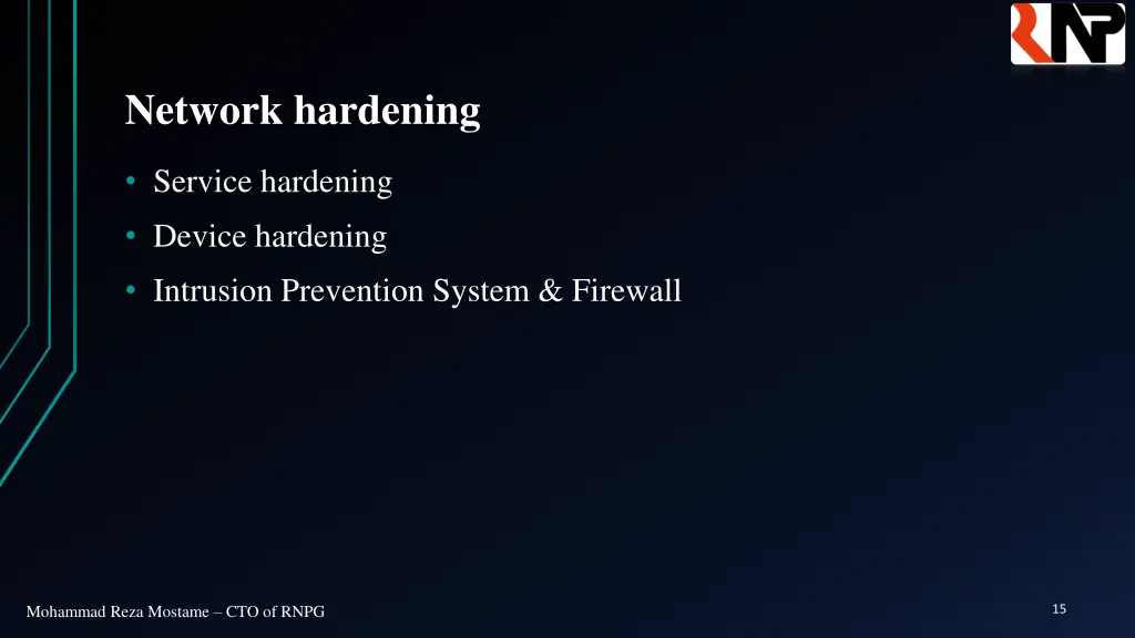 network hardening