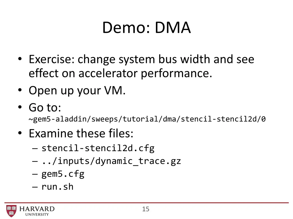 demo dma