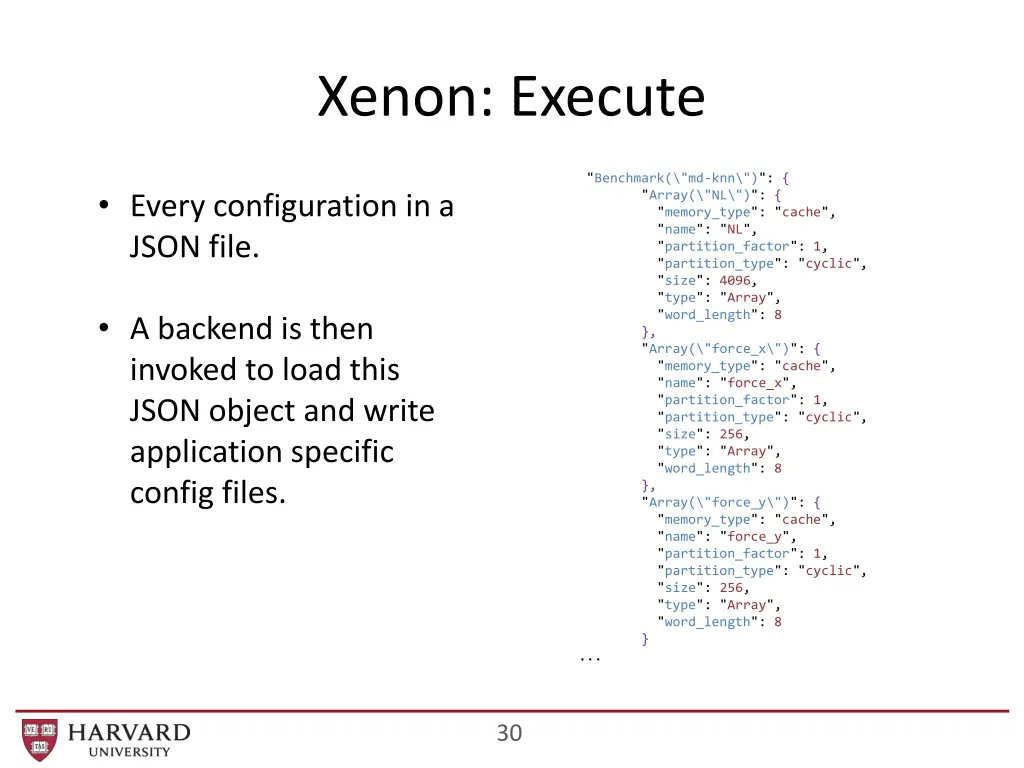 xenon execute