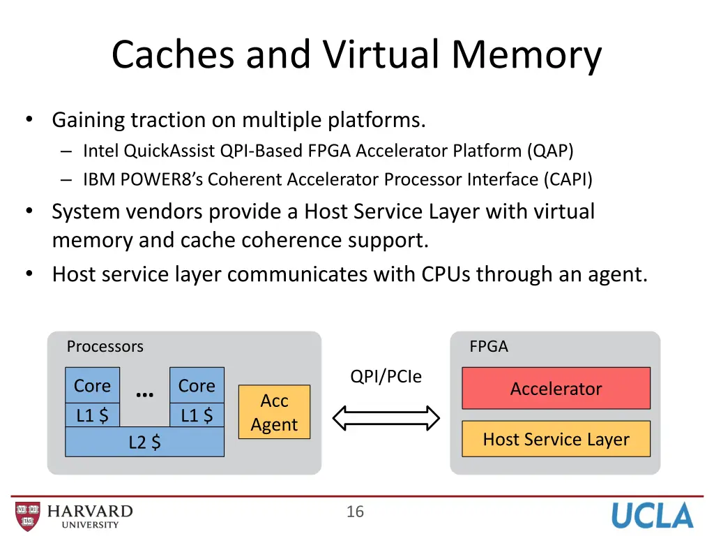 caches and virtual memory