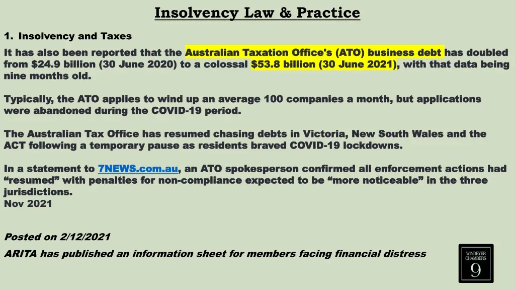 insolvency law practice 4