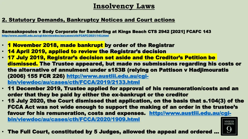 insolvency laws 6