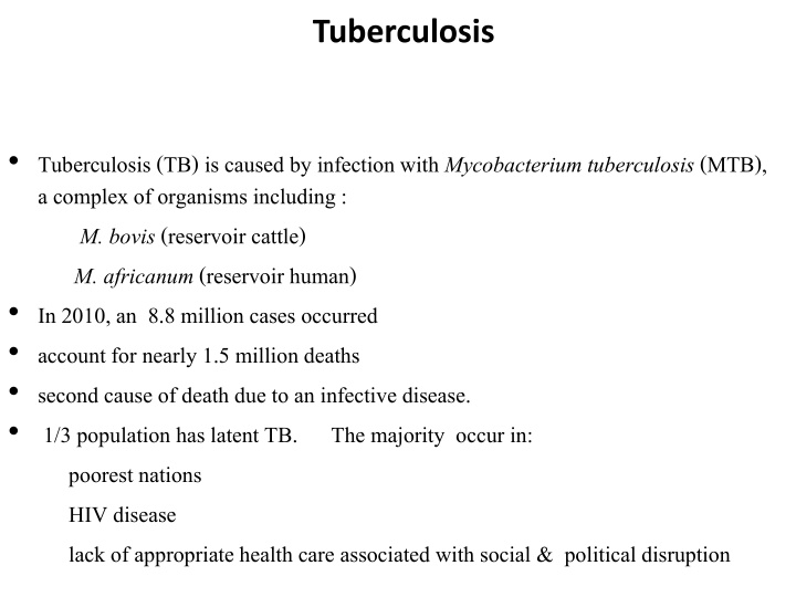 tuberculosis
