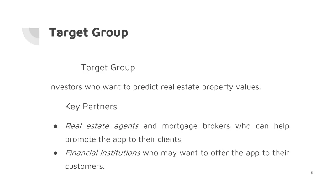 target group