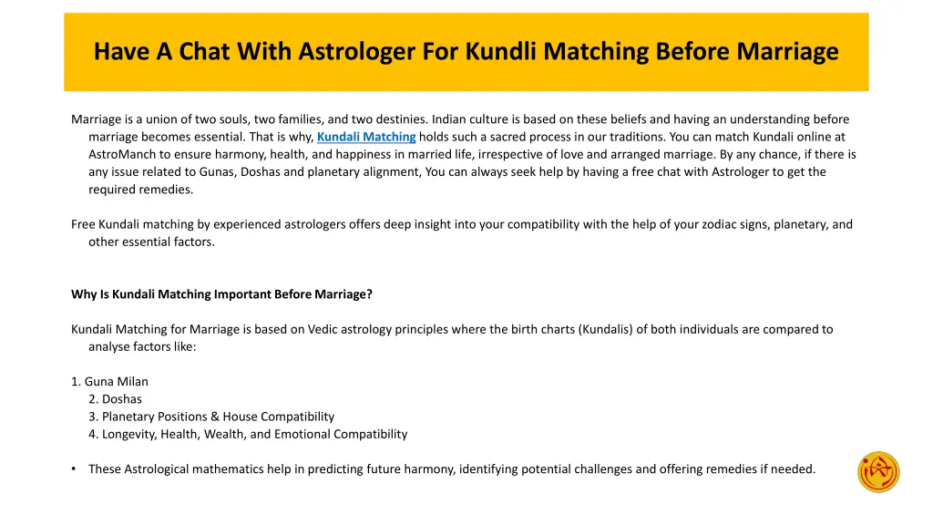 have a chat with astrologer for kundli matching 1