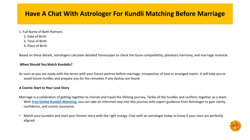 have a chat with astrologer for kundli matching 3