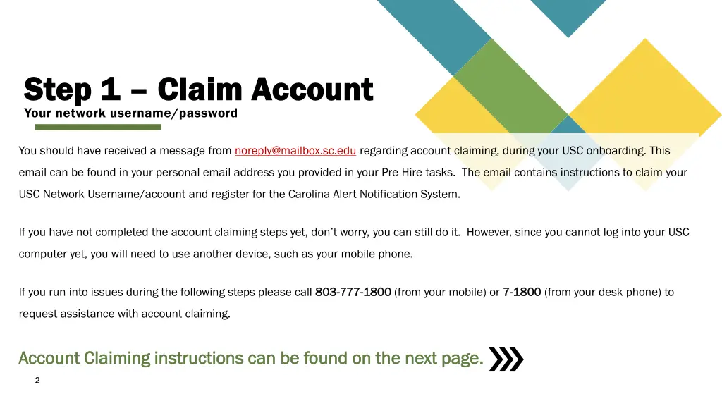 step 1 step 1 claim account claim account your