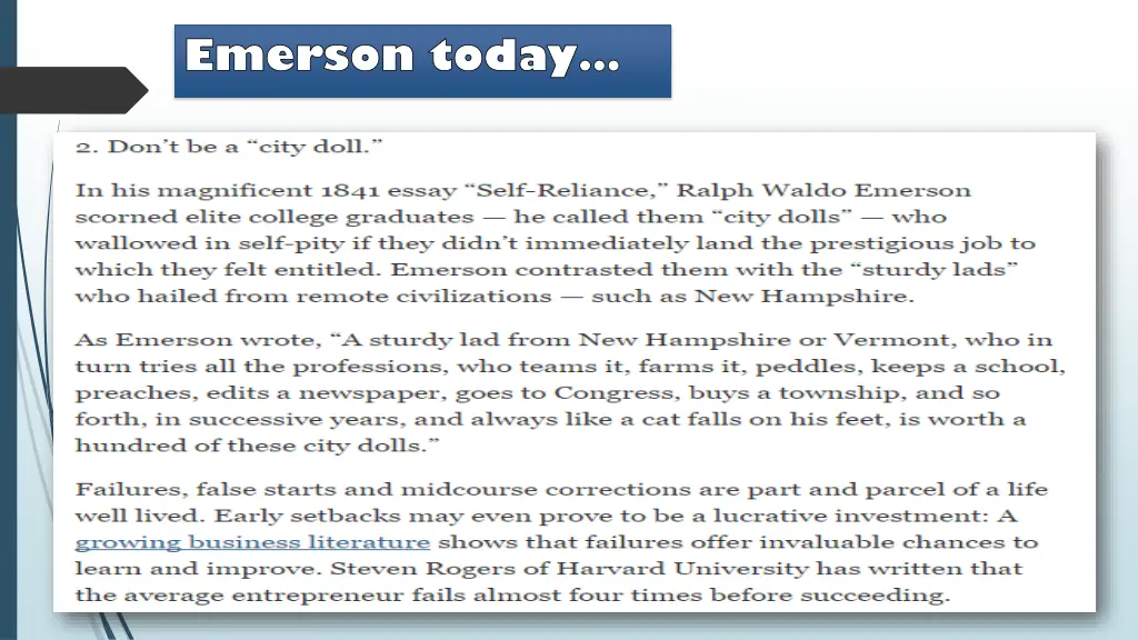 emerson today
