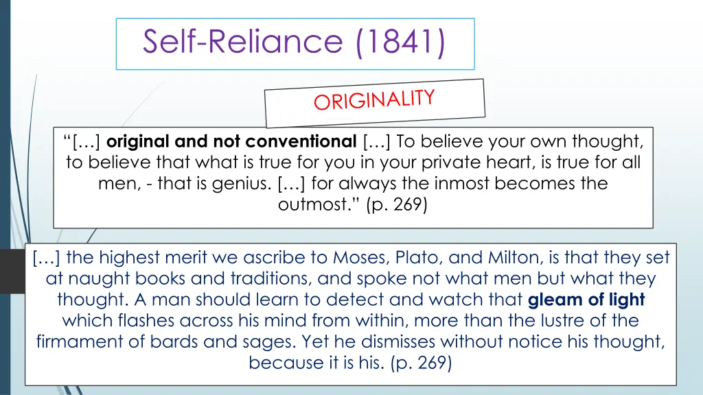 self reliance 1841 1