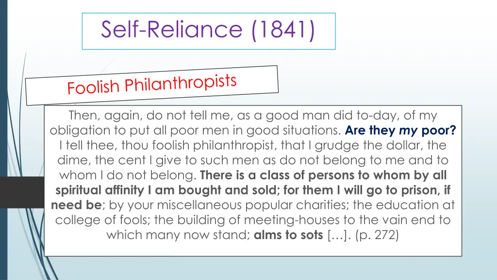 self reliance 1841 3