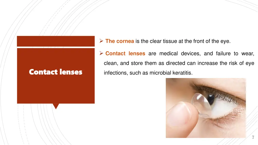 the cornea is the clear tissue at the front