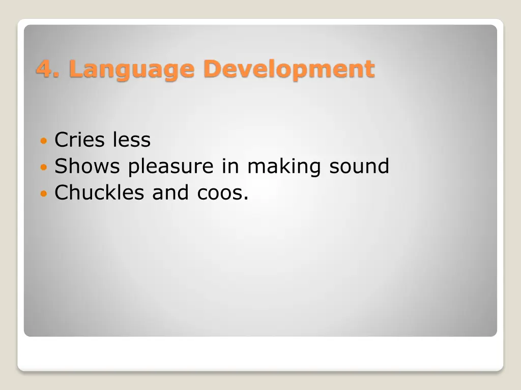 4 language development