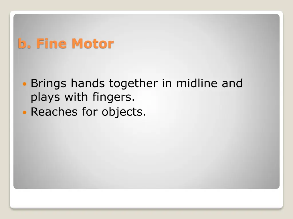 b fine motor 1