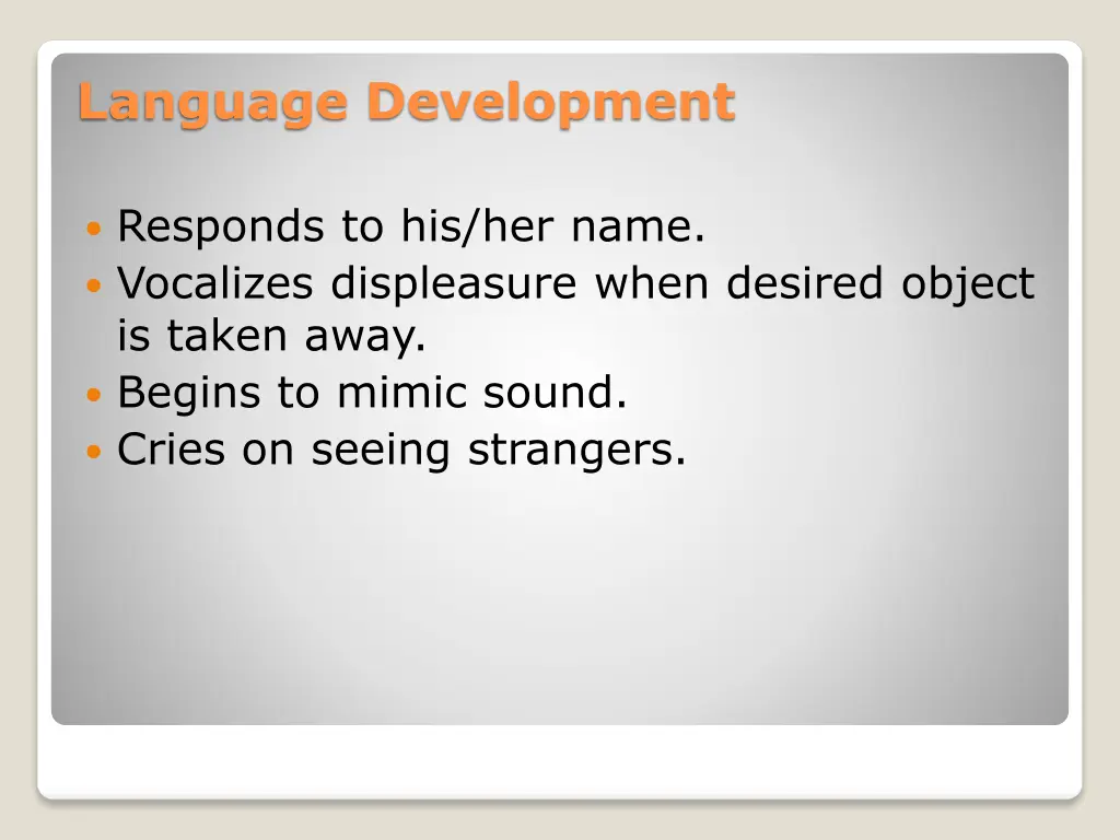 language development 2