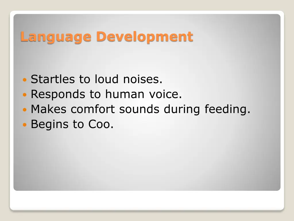 language development