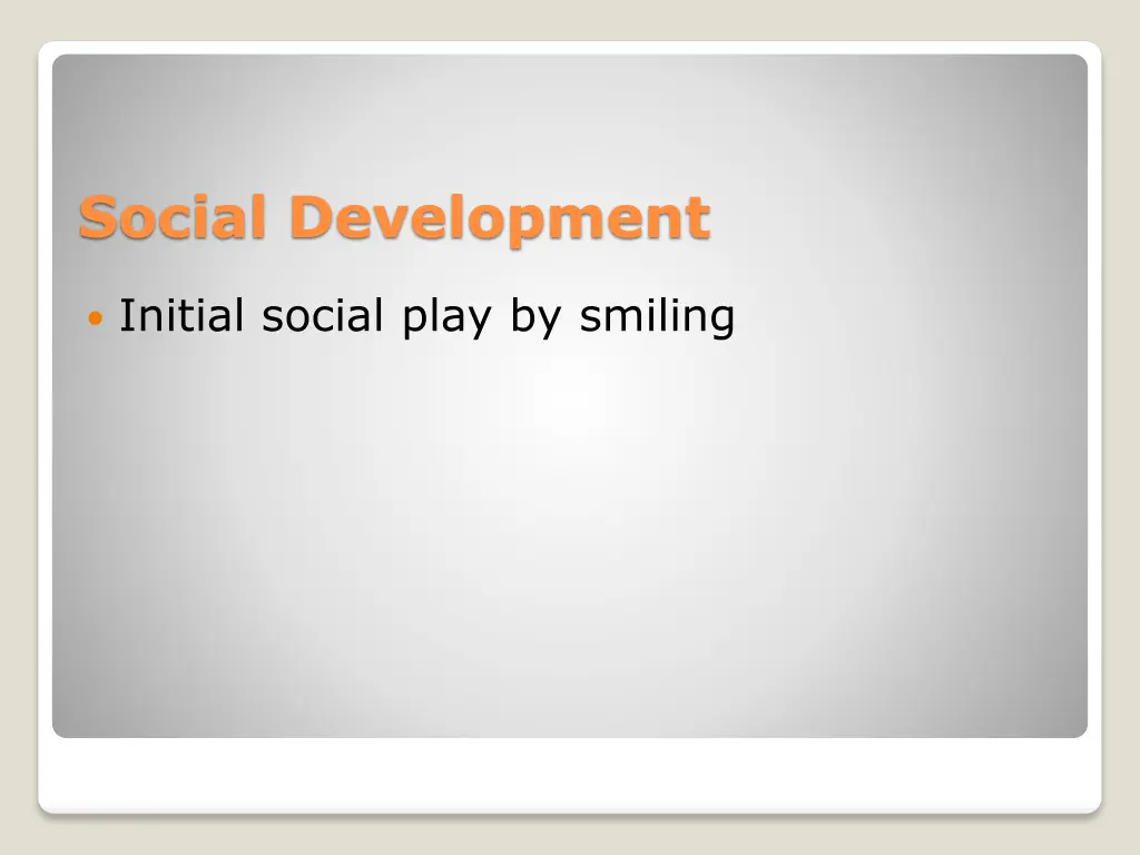 social development 1