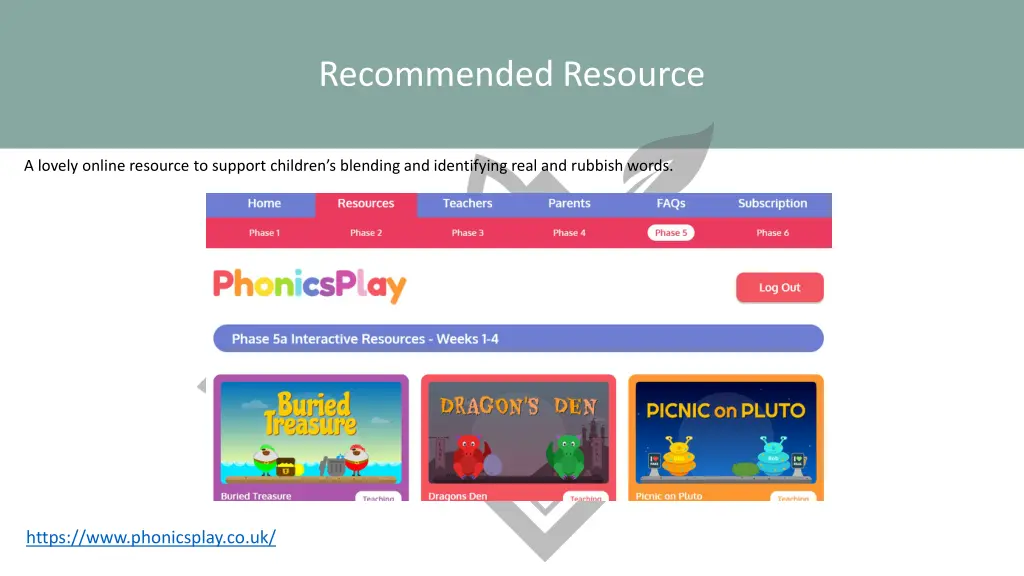 recommended resource