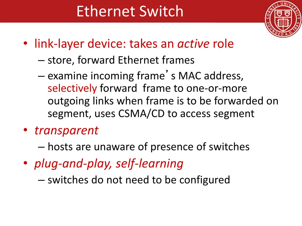 ethernet switch