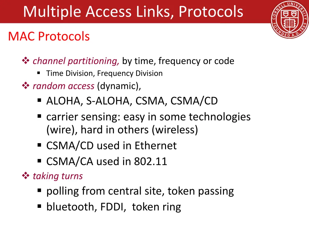 multiple access links protocols 3