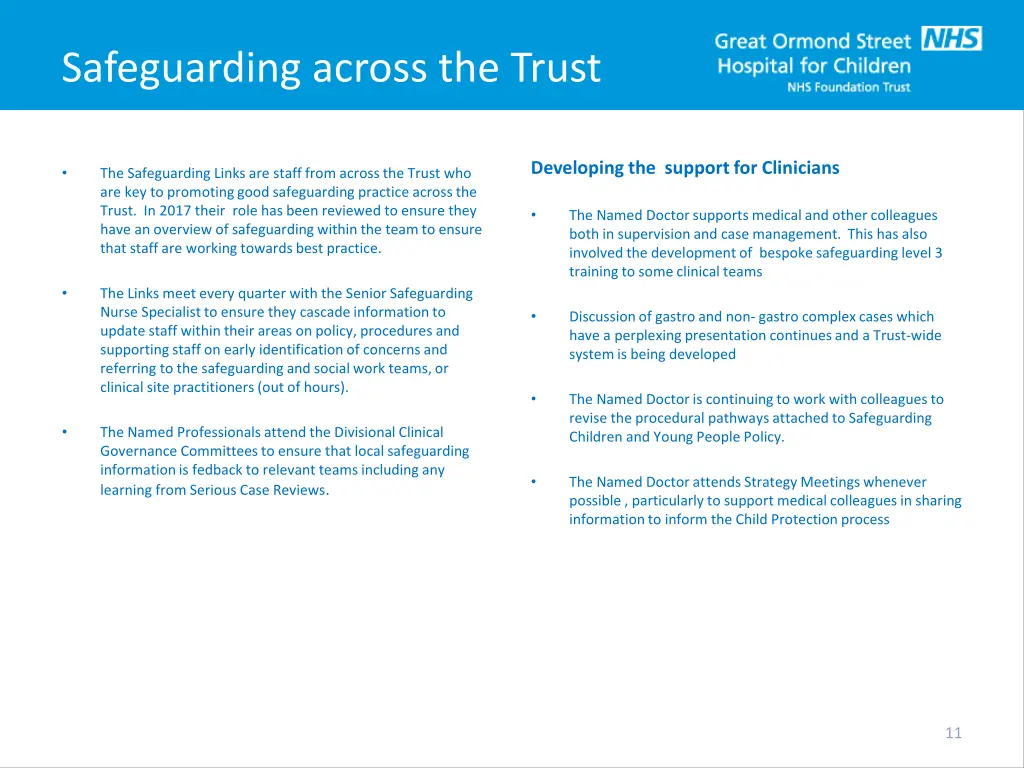 safeguarding across the trust