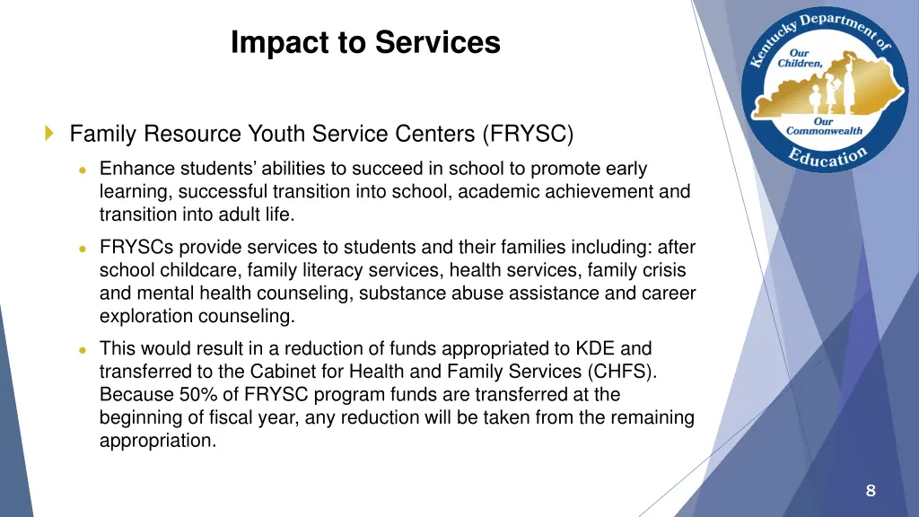 impact to services 1
