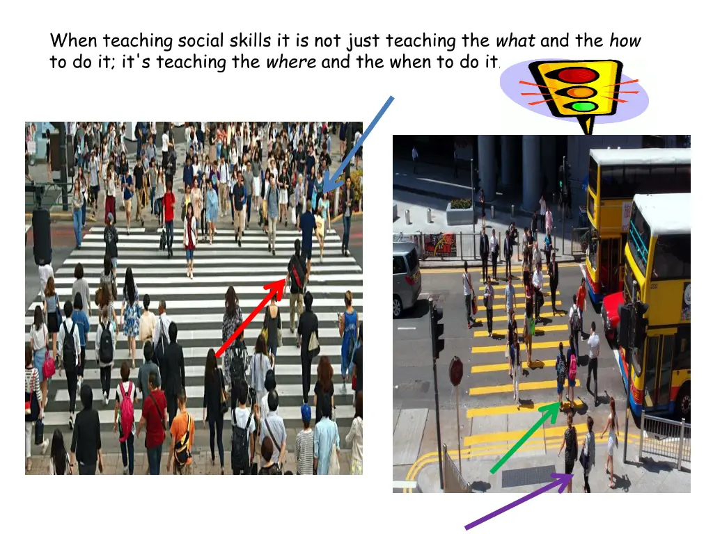 when teaching social skills it is not just