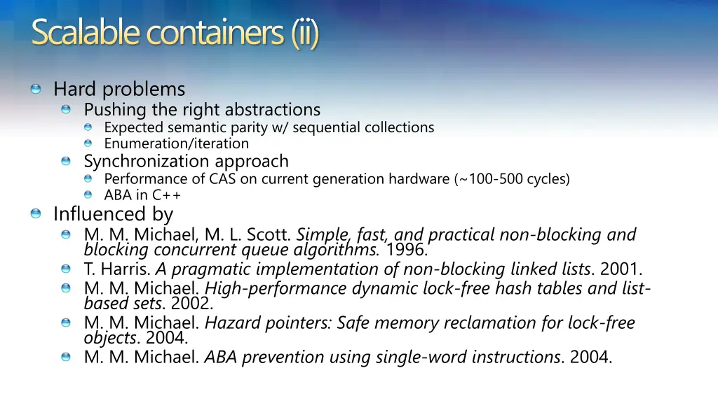 scalable containers ii