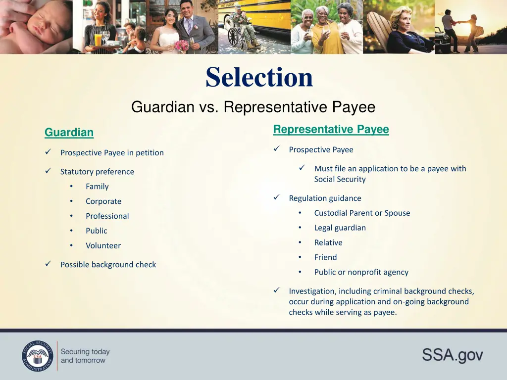 selection