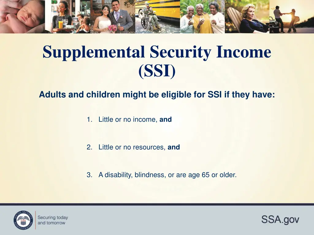 supplemental security income ssi