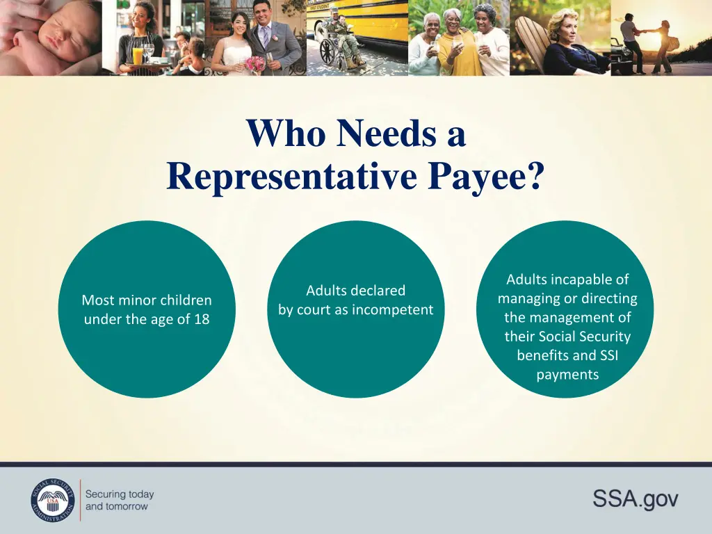 who needs a representative payee
