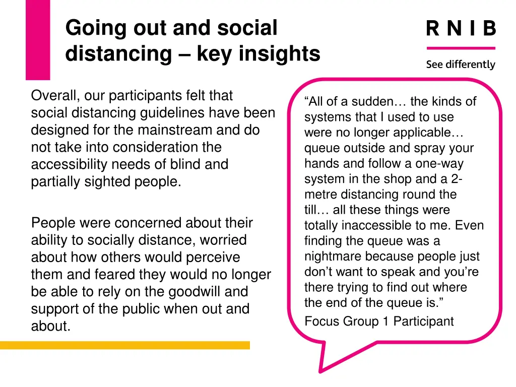 going out and social distancing key insights