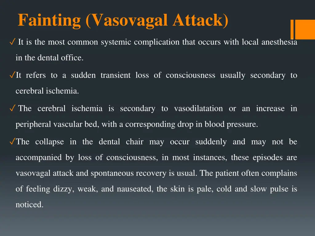 fainting vasovagal attack