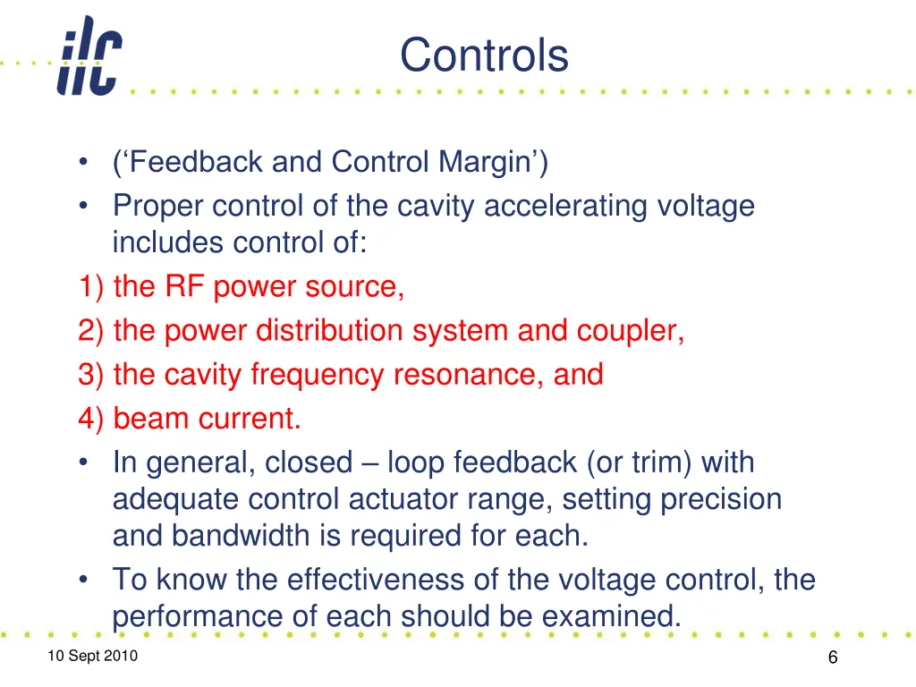 controls