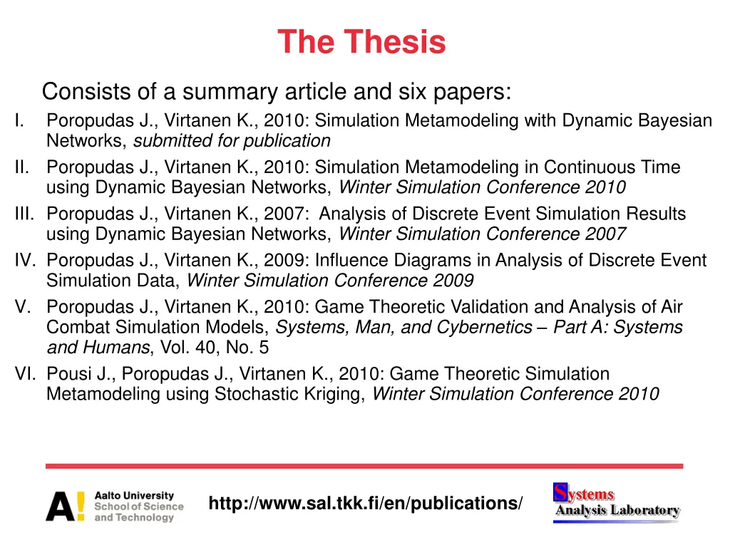 the thesis