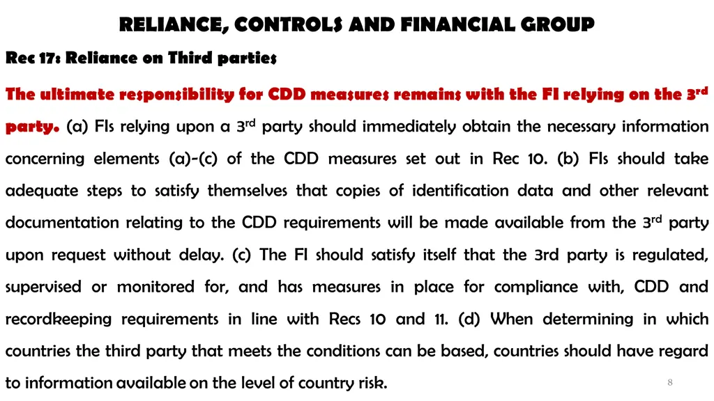 reliance controls and financial group