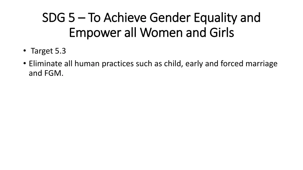 sdg 5 sdg 5 to achieve gender equality